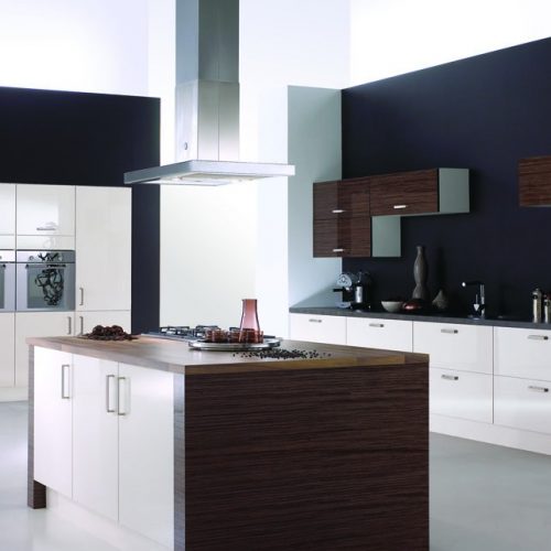 Solo Modern 23 – Fusion High Gloss White Kitchen